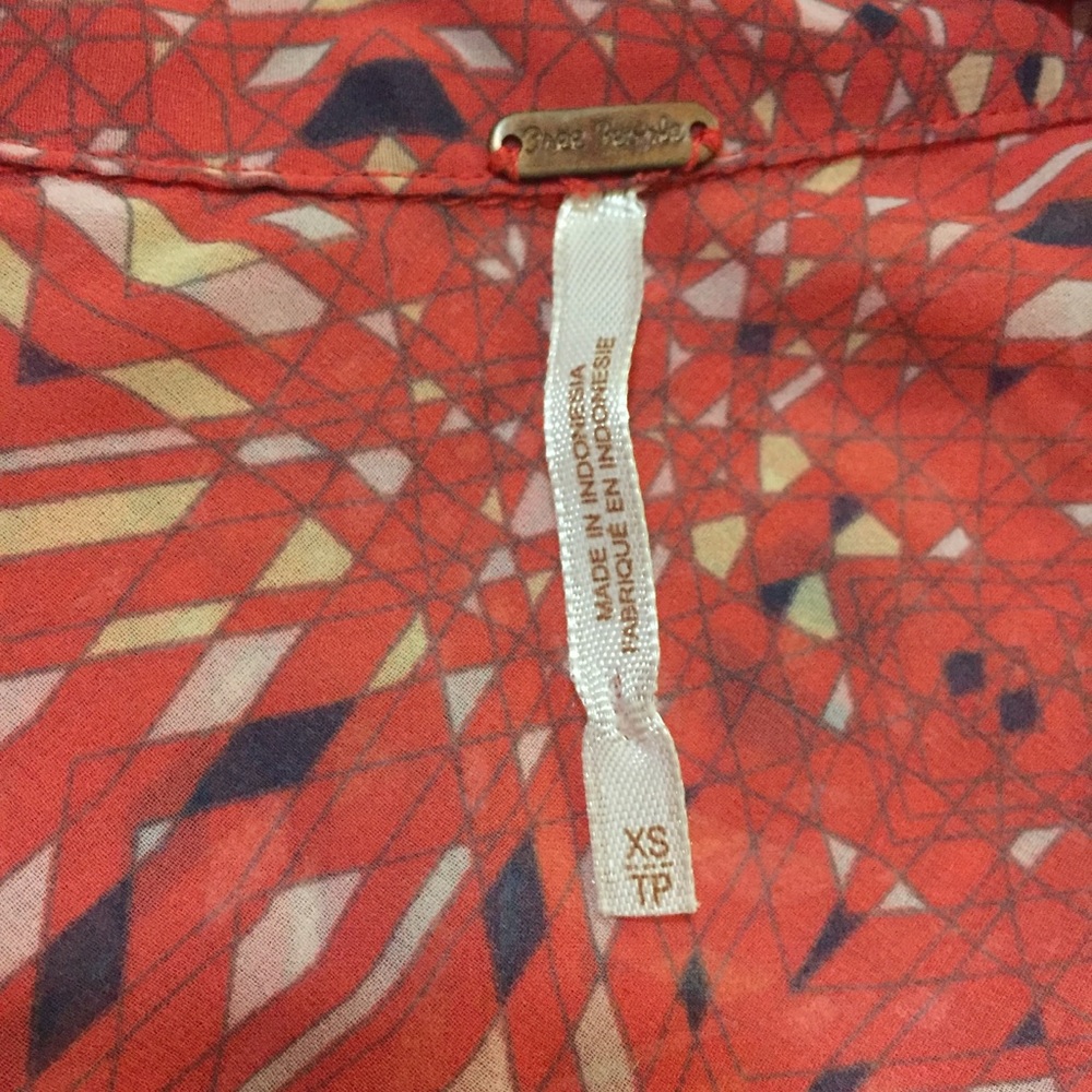 Free People Easy Rider Button Down Top - Picture 16 of 16